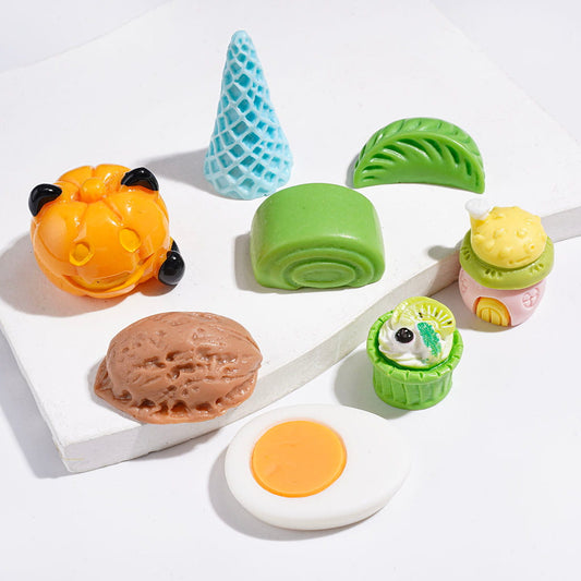 Charming Assorted No-Hole Acrylic Figurines for Desktop Decor or DIY Accessories, Random Mix