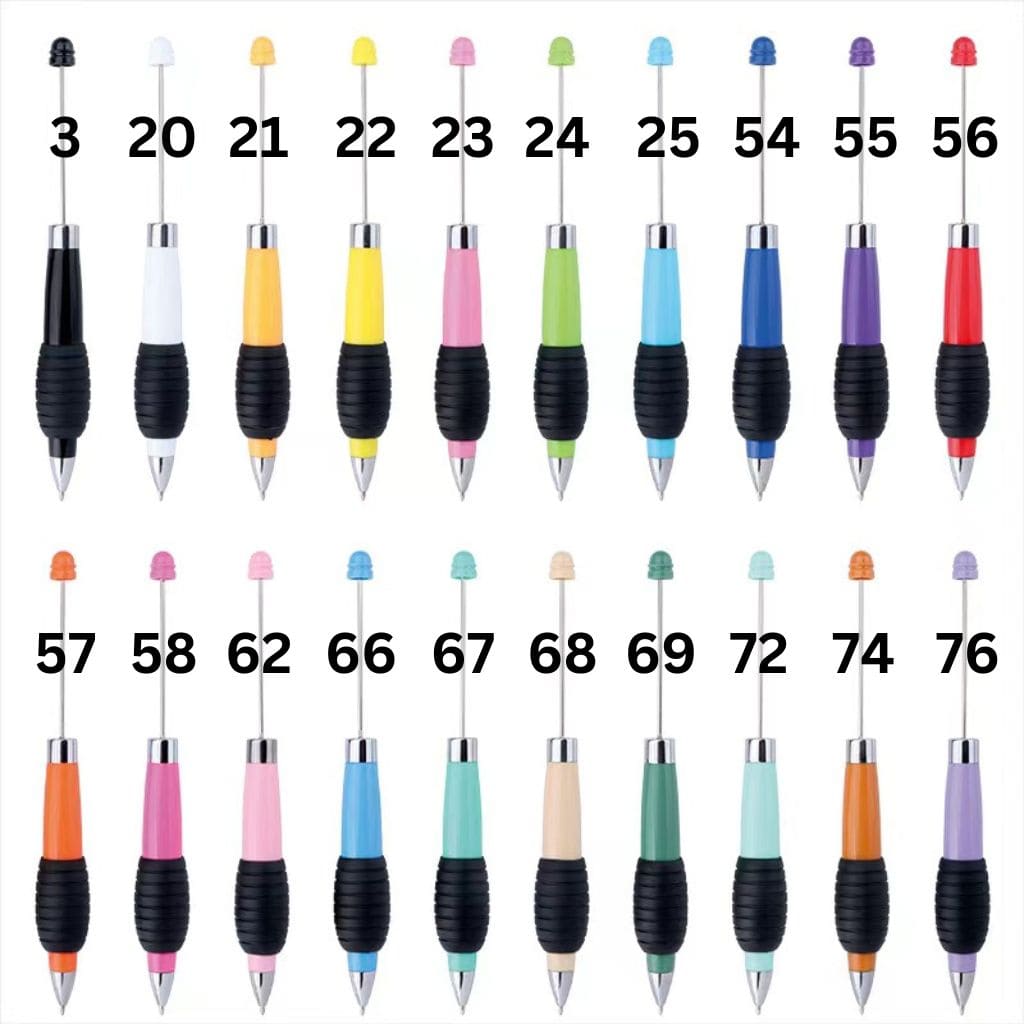 Telescopic and Retractable Beadable Pens with  Rotating Motion