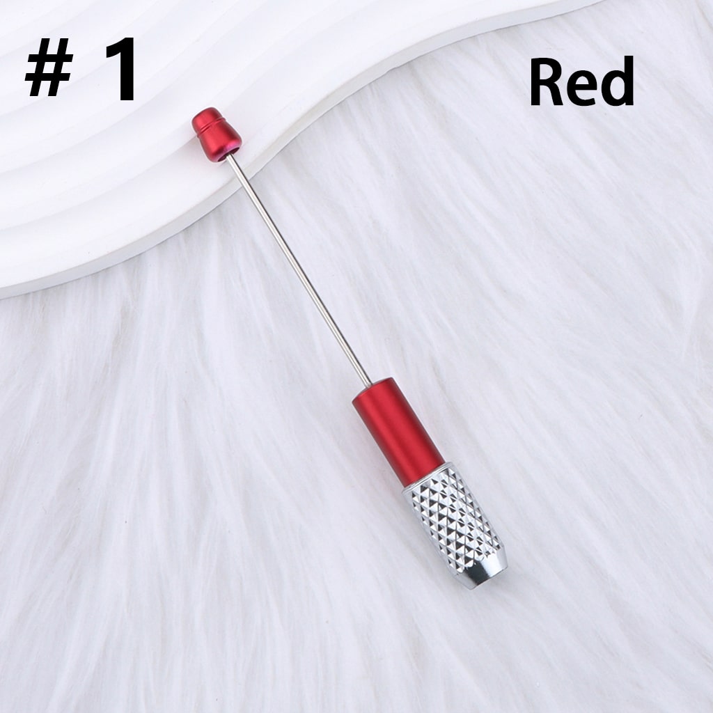 Beadable DIY Extender Connector for Pencil, Solid Color 115MM