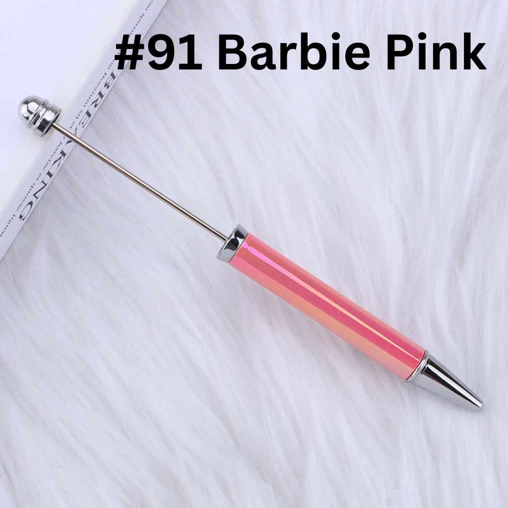 New Style Ombre Multi-Color DIY Plastic UV Coating Beadable Pen, 149MM , Please Read Description