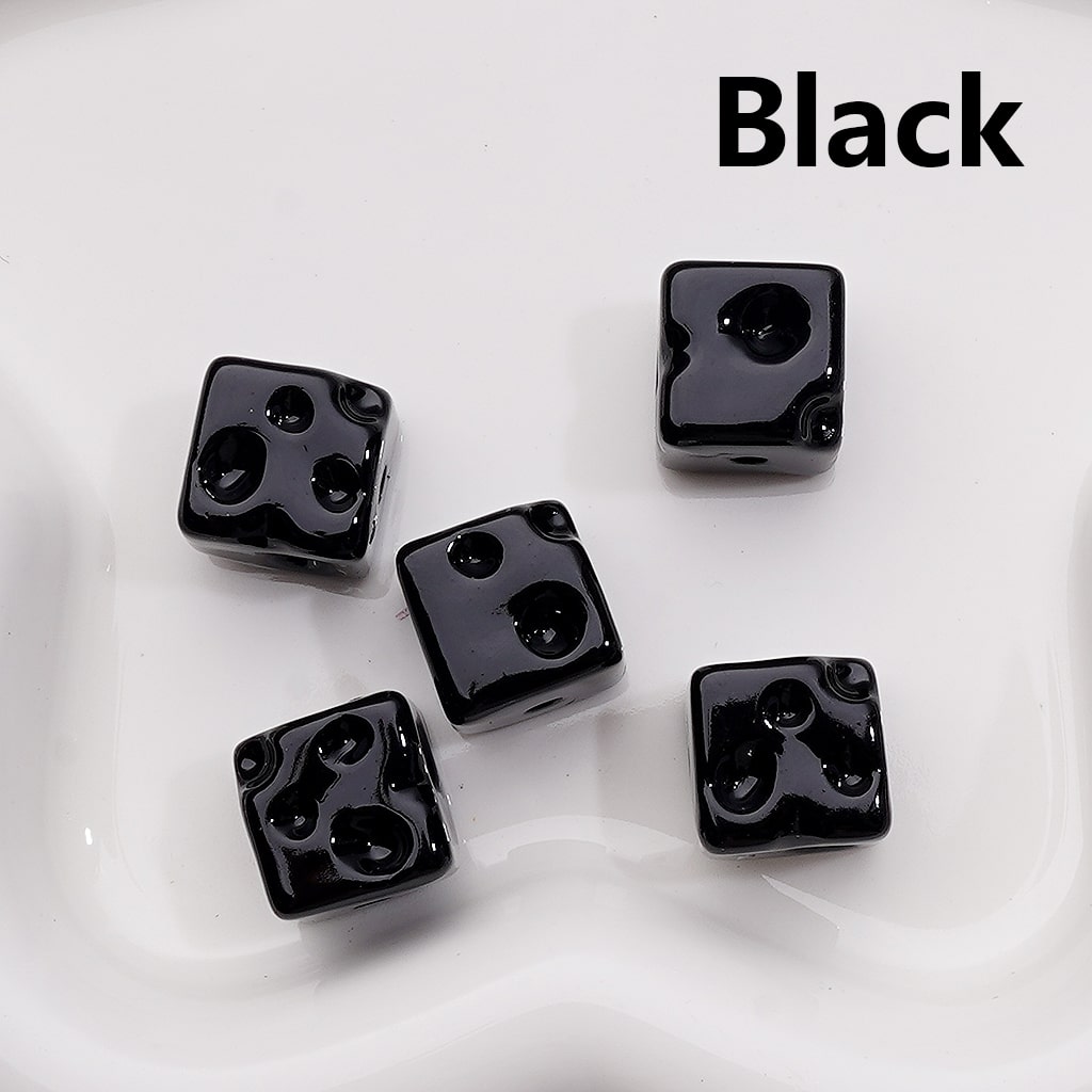 Cheese Cube Square Acrylic Beads Solid Color 14MM (Single Color is available for 200pcs Whole bag)
