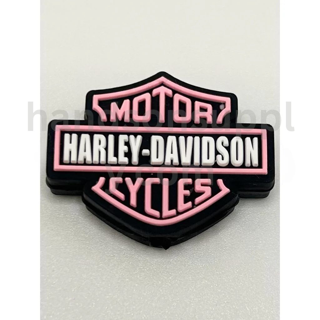 Motorcycle Style Chopper Bike Design Silicone Focal Beads