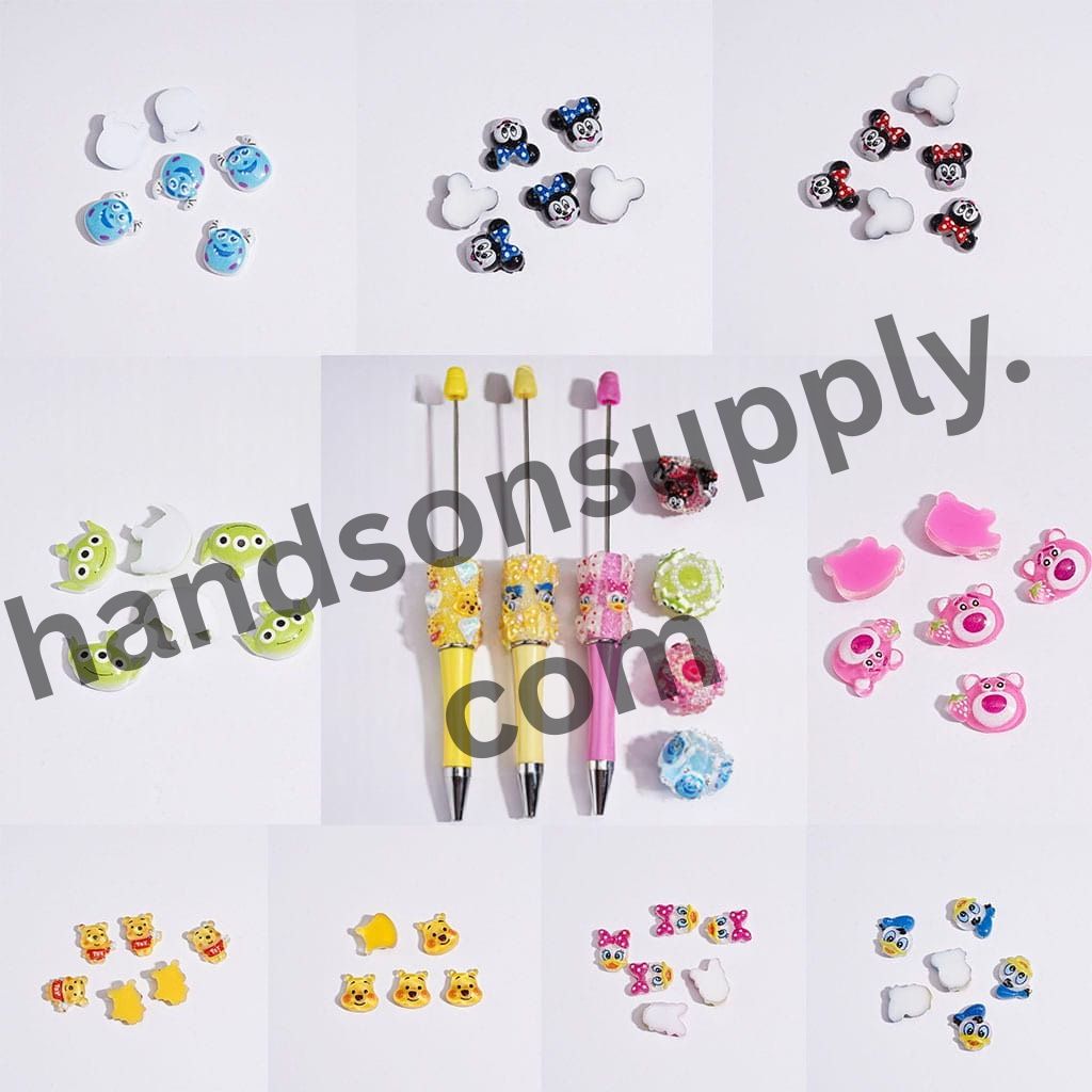 Playful Mini Cartoon Animal Character Charms for DIY Jewelry Accessories