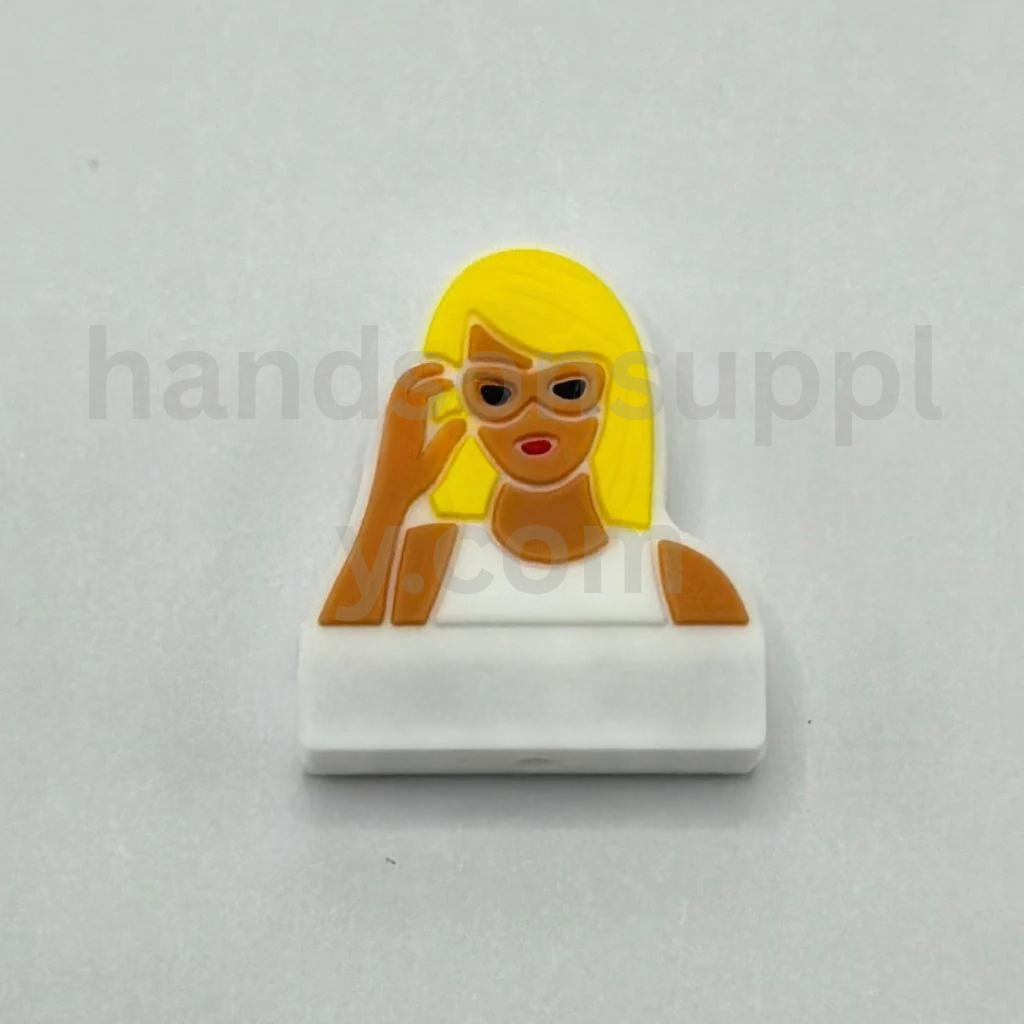 Swifti Tailo Pop Singer Celebrity Character Design Silicone Focal Beads