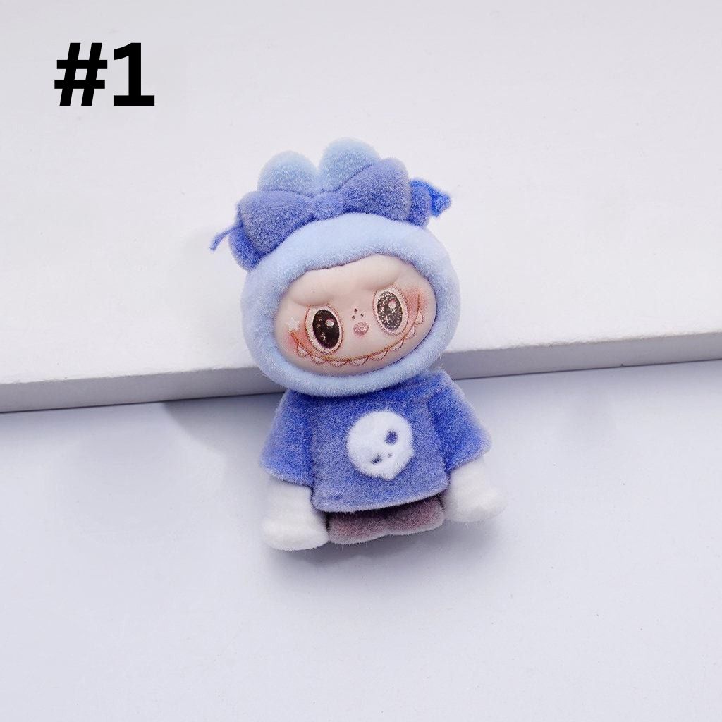 Fuzzy Labub Monster Pop Mar Design Pen Topper 45*28MM(Half Through Hole)