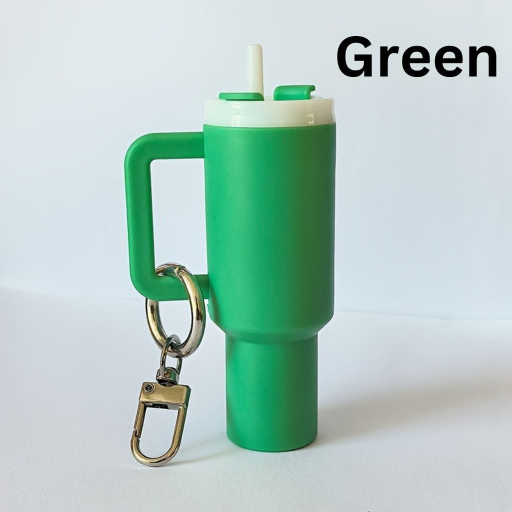 Tumbler Keychain Chapstick Holder, Mini Tumbler Chapstick Holder, Size 1053cm