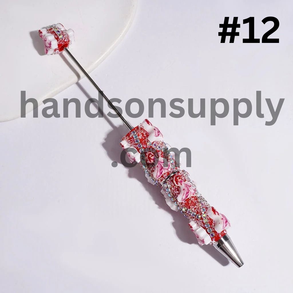 Classic Animated Princess Character series with Sparkling AB Rhinestone Chains & Clear Cone Rhinestones Accents Beadable Sugar Pens