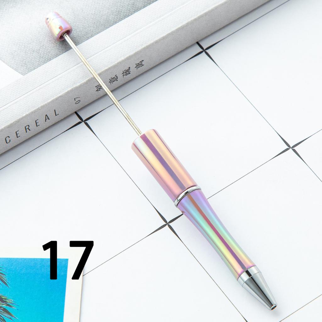 Beadable Pens with UV Coating - Beaded Pens UV Finish