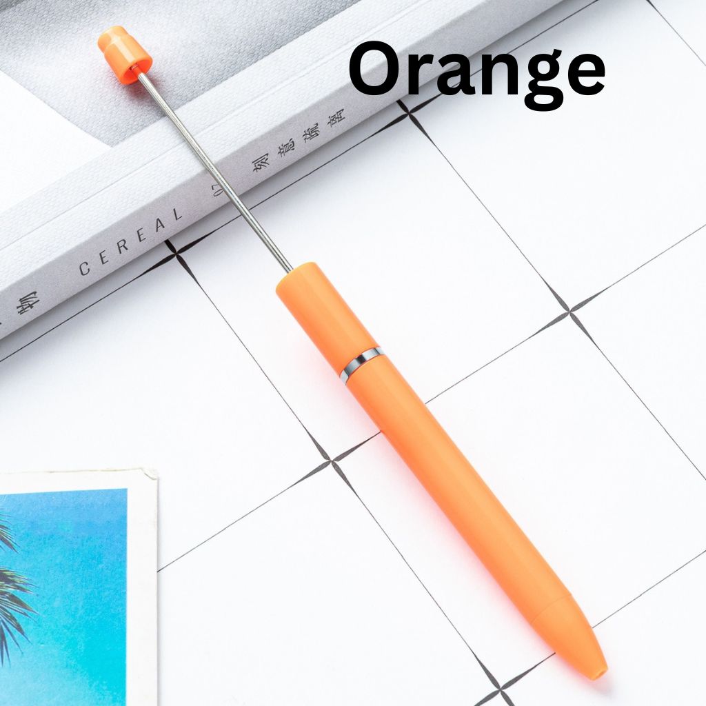 DIY Beadable Pen in Solid Color New Style Fashion, 167MM, Please Read the Description, (Refill Can be Replaced)