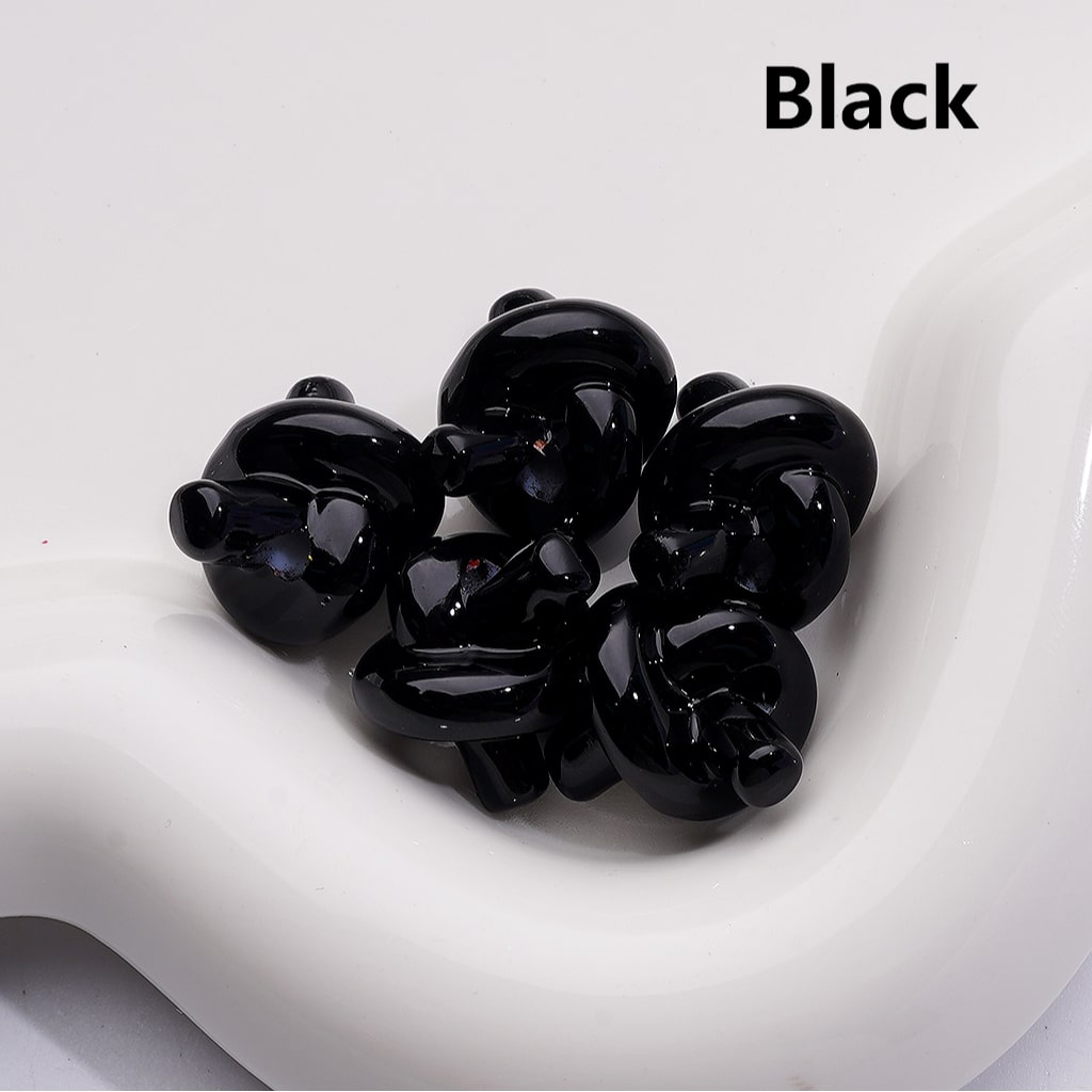 Knot Tie Cute in Solid Color Acrylic Beads Around 15*17MM (Single Color is available for 200pcs Whole bag)