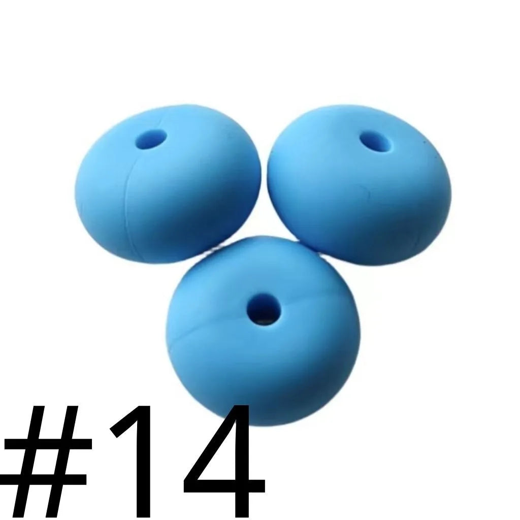 Silicone Wheel Beads  14mm