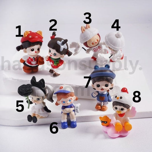 The Unspoken Secret Zora Blind Box Figures Mischievous Diary Series Figures Jewelry Accessories (No Hole)