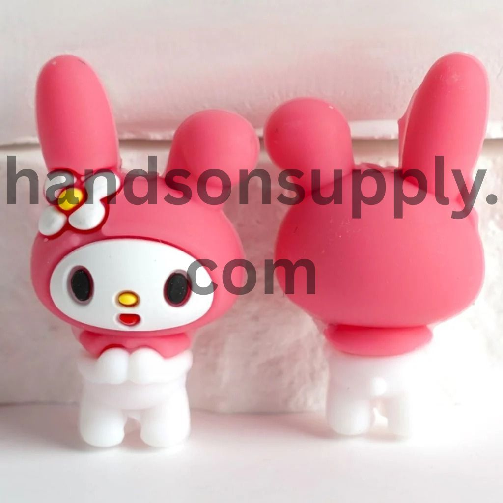 Mini 3D Adhesive Mould Cute Adorable Character Silicone Focal Beads
