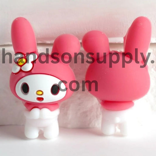 Mini 3D Adhesive Mould Cute Adorable Character Silicone Focal Beads