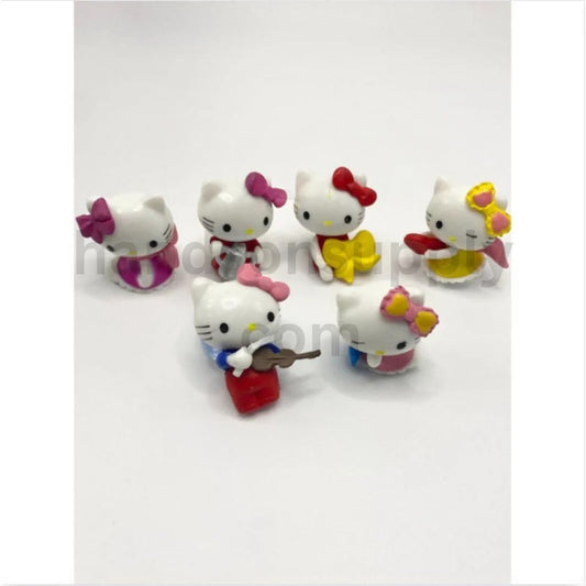 Cute HK Kitty Pen Toppers Figurines (No Hole), Random Mix