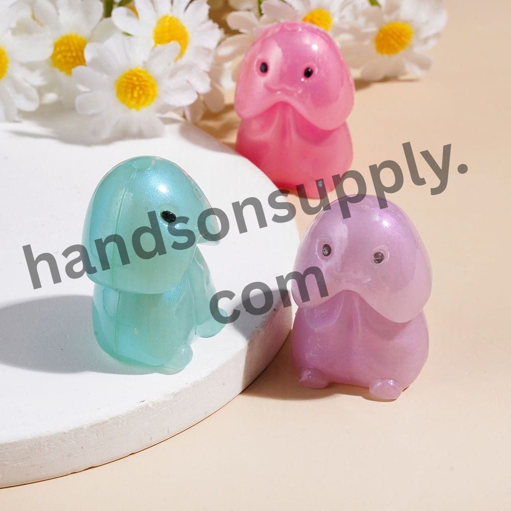 UV Coating Soft PVC Rubber Beads with Exclusive Man Theme Characters. 21×29MM Multi-Color Random Mix