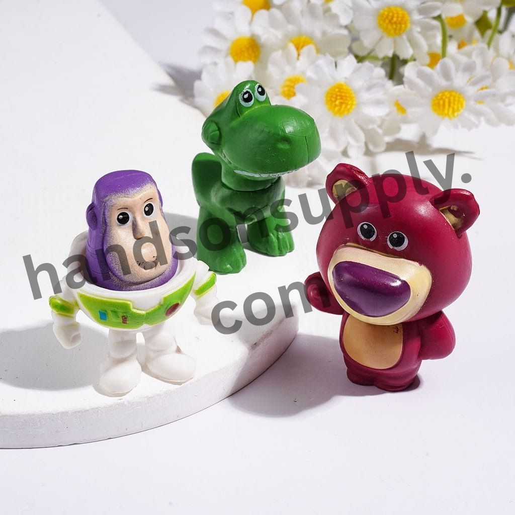Toy Adventure Character Acrylic Figurines, No-Hole, Random Mix