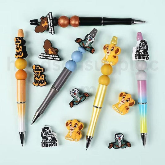 Colorful Cute Design Silicone Focal Beads from The Lio Kin Series