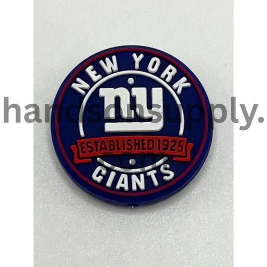 Adorable NY Football Established 1925 Silicone Focal Beads