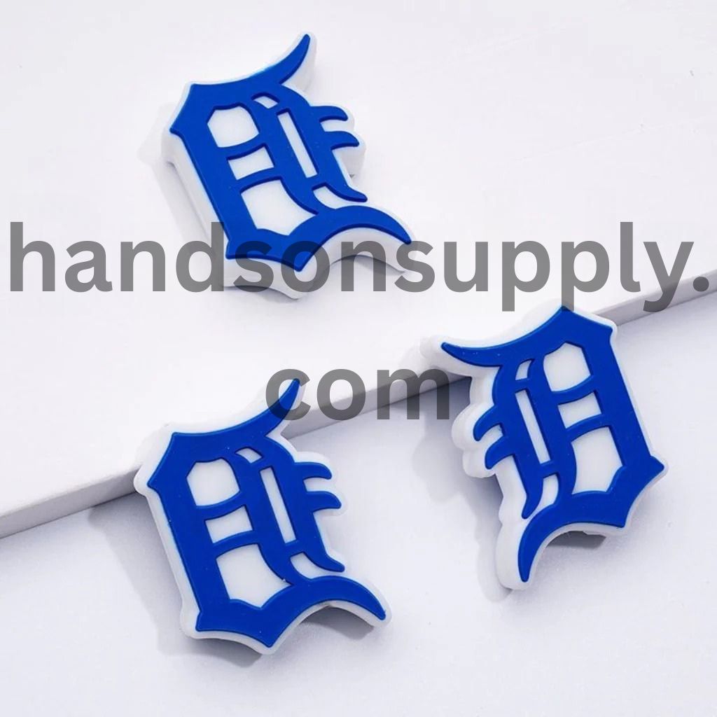 Baseball Team Detroit JumperWhisk USA America Silicone Focal Beads