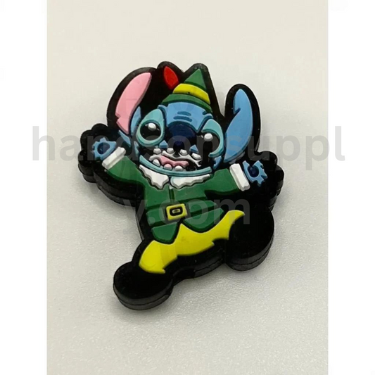 Stitc Character with Irish Elf Saint Patrick Theme Silicone Focal Beads