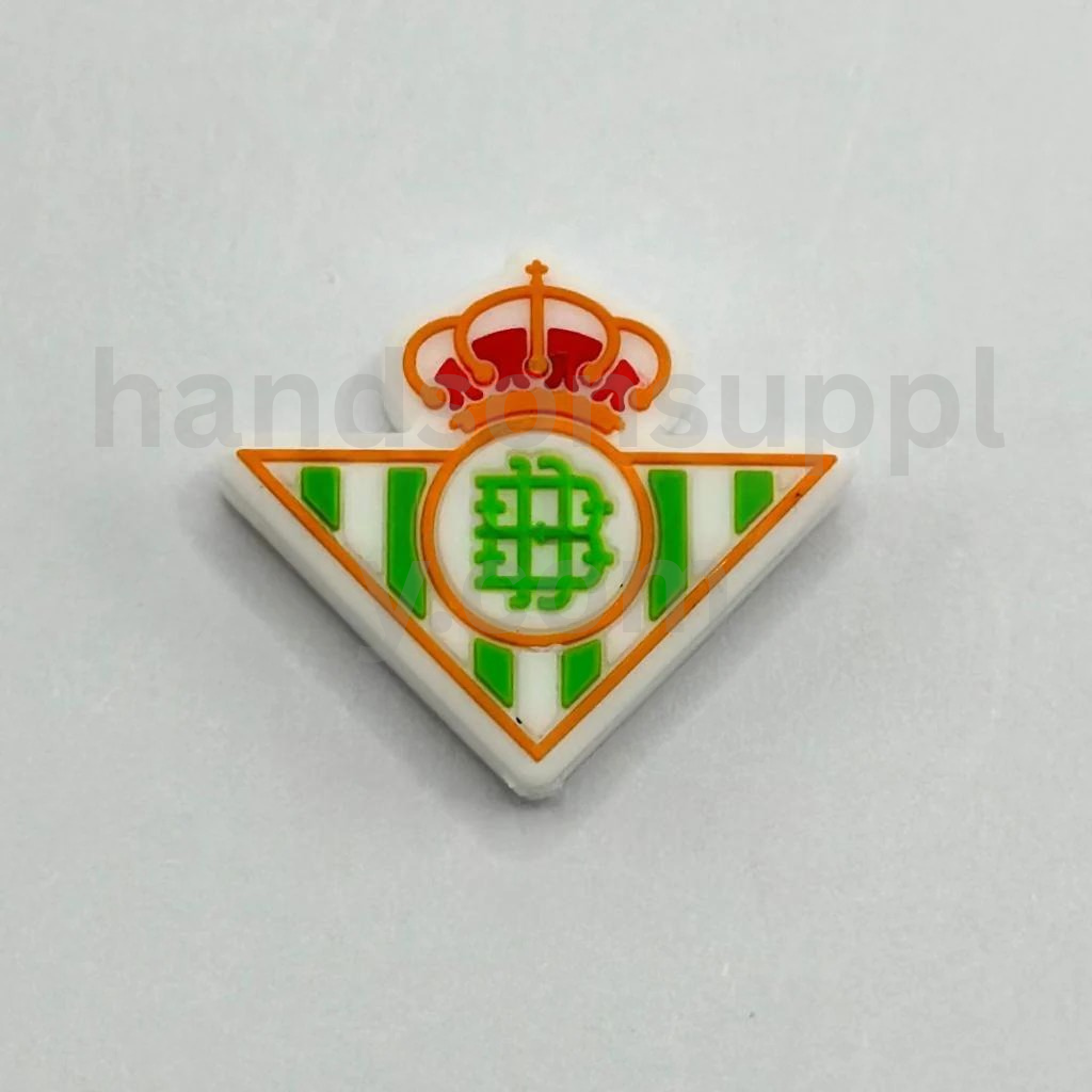 Royal Crown Football Theme in Triangle Shape Silicone Focal Beads