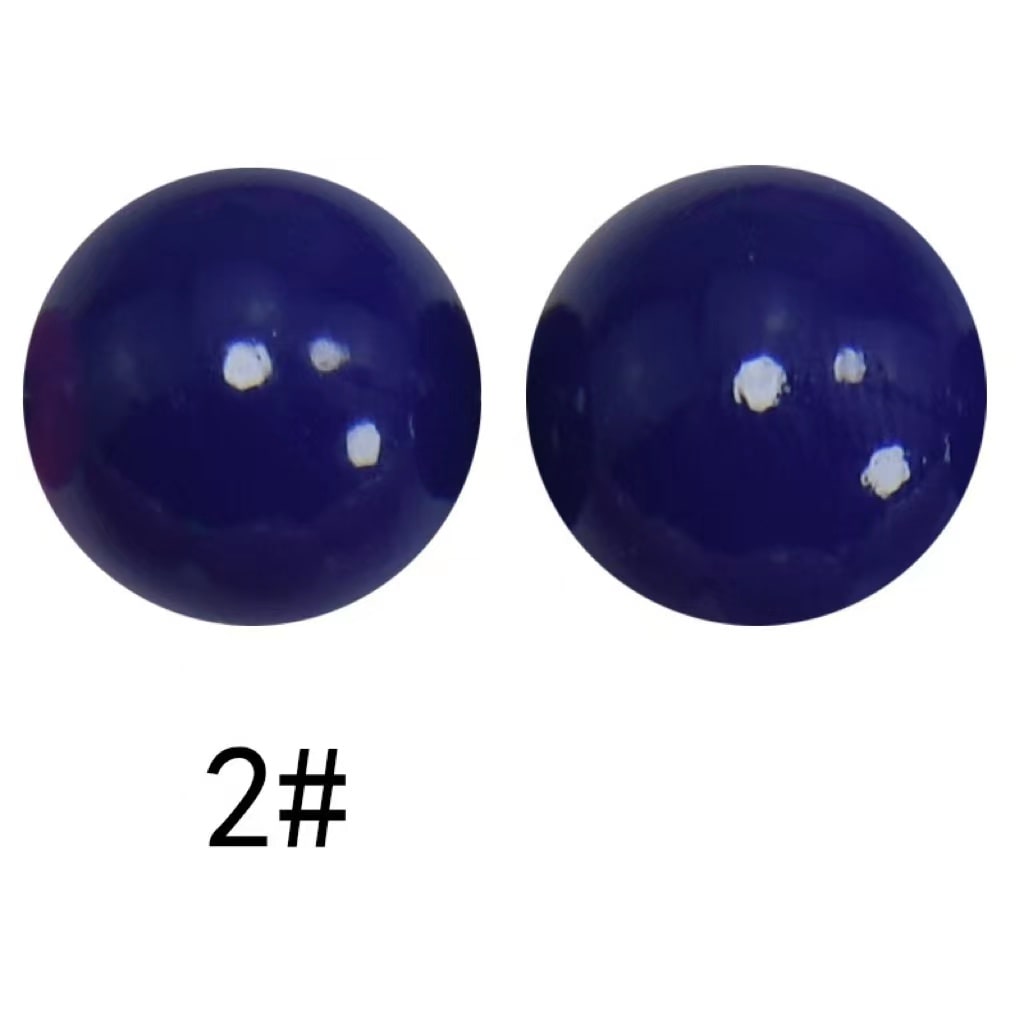 Opal Extra Glossy Silicone Beads, Solid Color, 15mm