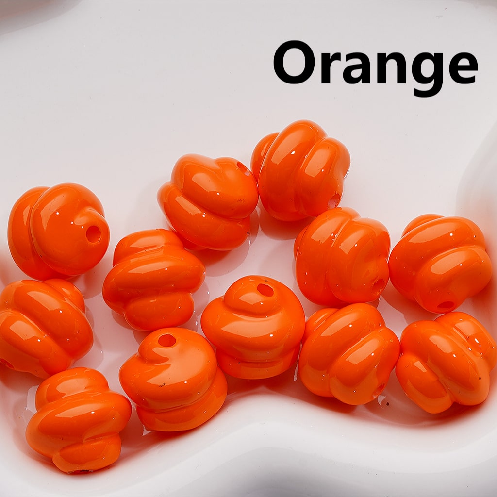 Vivid Cream Cute Acrylic Beads 17*17MM (Single Color is available for 200pcs Whole bag)