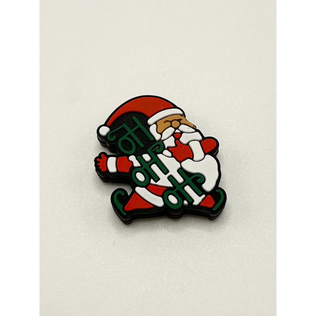 Christmas OH Santa Claus Silicone Focal Beads