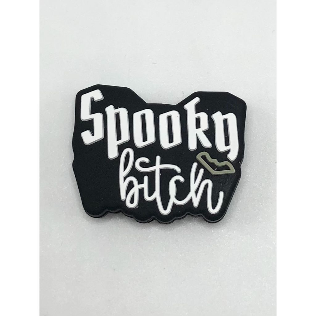 Bitch Spooky Silicone Focal Beads