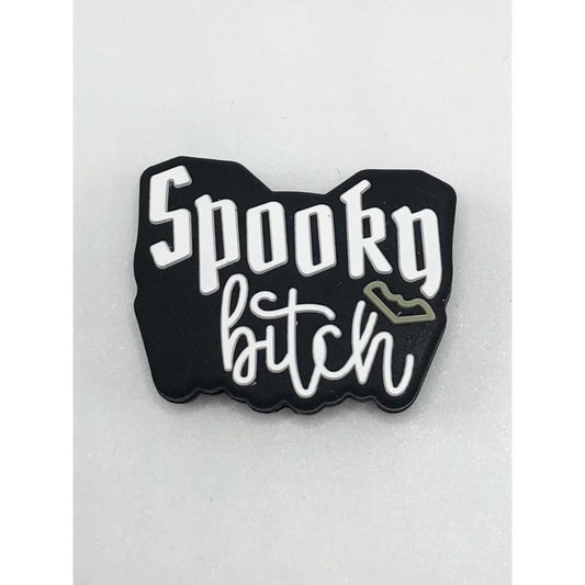 Bitch Spooky Silicone Focal Beads