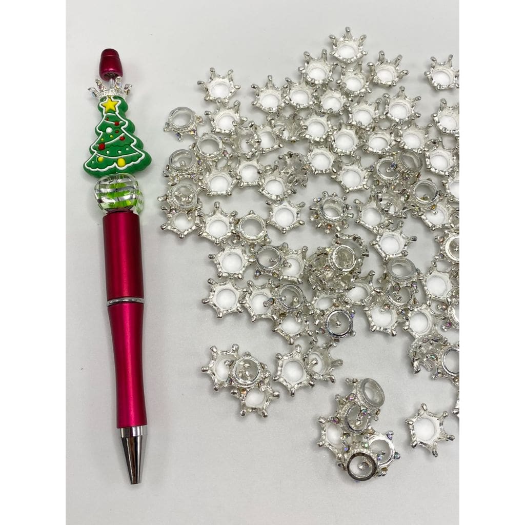 Silver Alloy Crown with Bright Silver Color 10mm