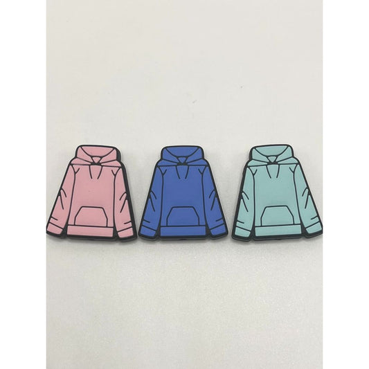 Cute Hoodie Sweater Silicone Focal Beads