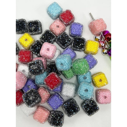 Cube Square Sugar Beads Acrylic Beads 16mm SB