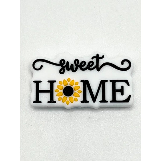 Sunflower with Sweet Home Silicone Focal Beads