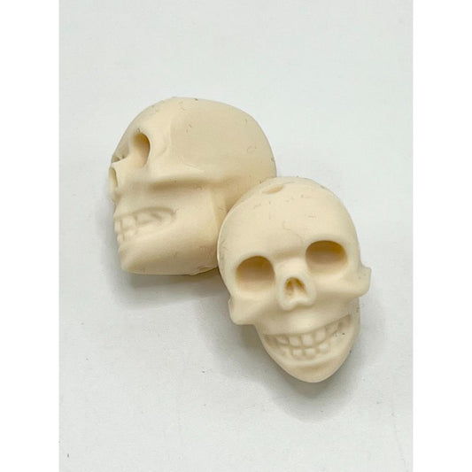 3D Horror Skeleton Skull Silicone Focal Beads