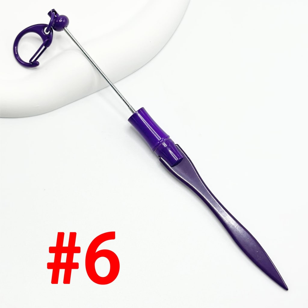 Beadable Letter Opener in Solid Colors, Letter Envelope Opener,Material: Metal, Length 18cm