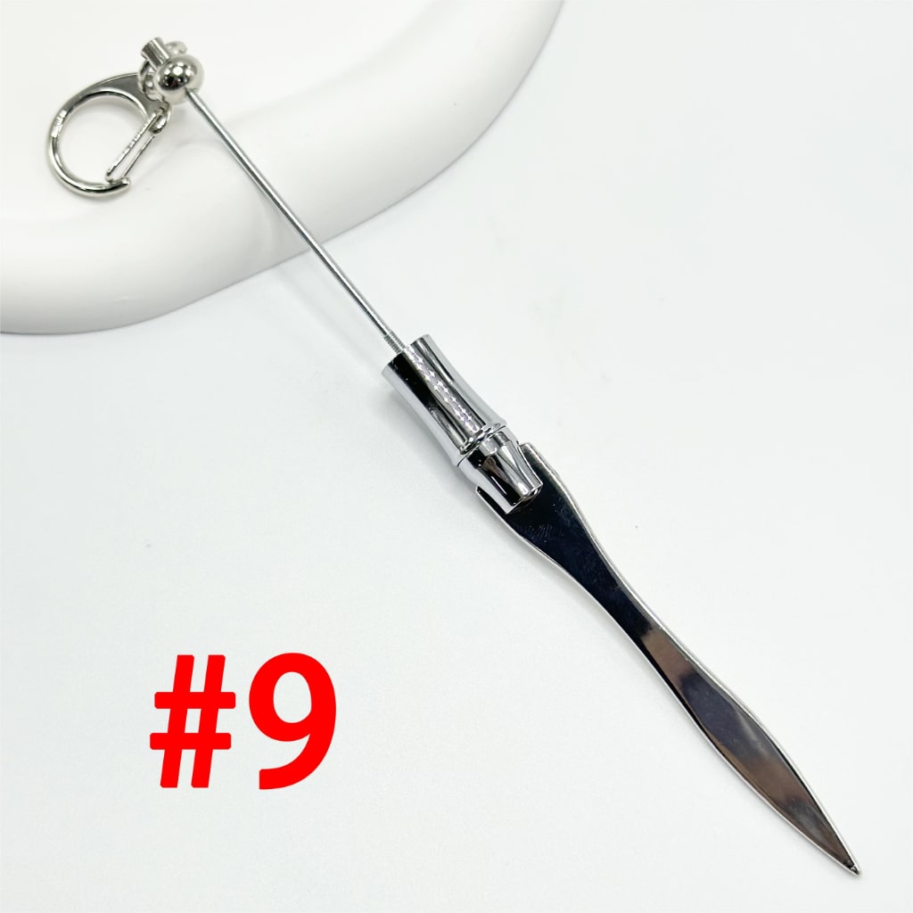 Beadable Letter Opener in Solid Colors, Letter Envelope Opener,Material: Metal, Length 18cm