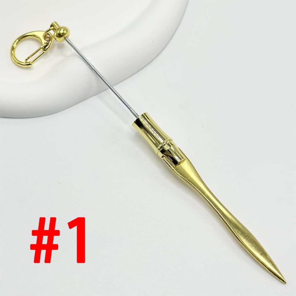 Beadable Letter Opener in Solid Colors, Letter Envelope Opener,Material: Metal, Length 18cm