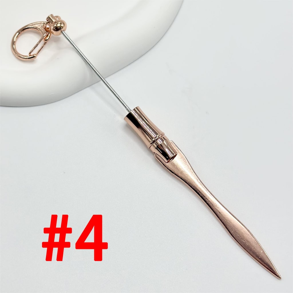 Beadable Letter Opener in Solid Colors, Letter Envelope Opener,Material: Metal, Length 18cm