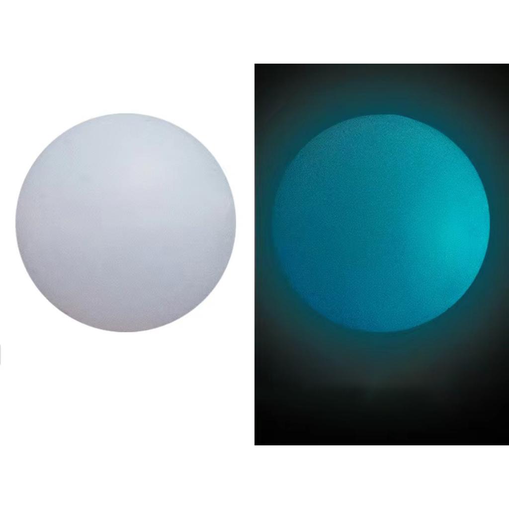 Luminous Round Night Glowing Beads, Glow in the Dark Beads, Silicone Beads, Size 15mm