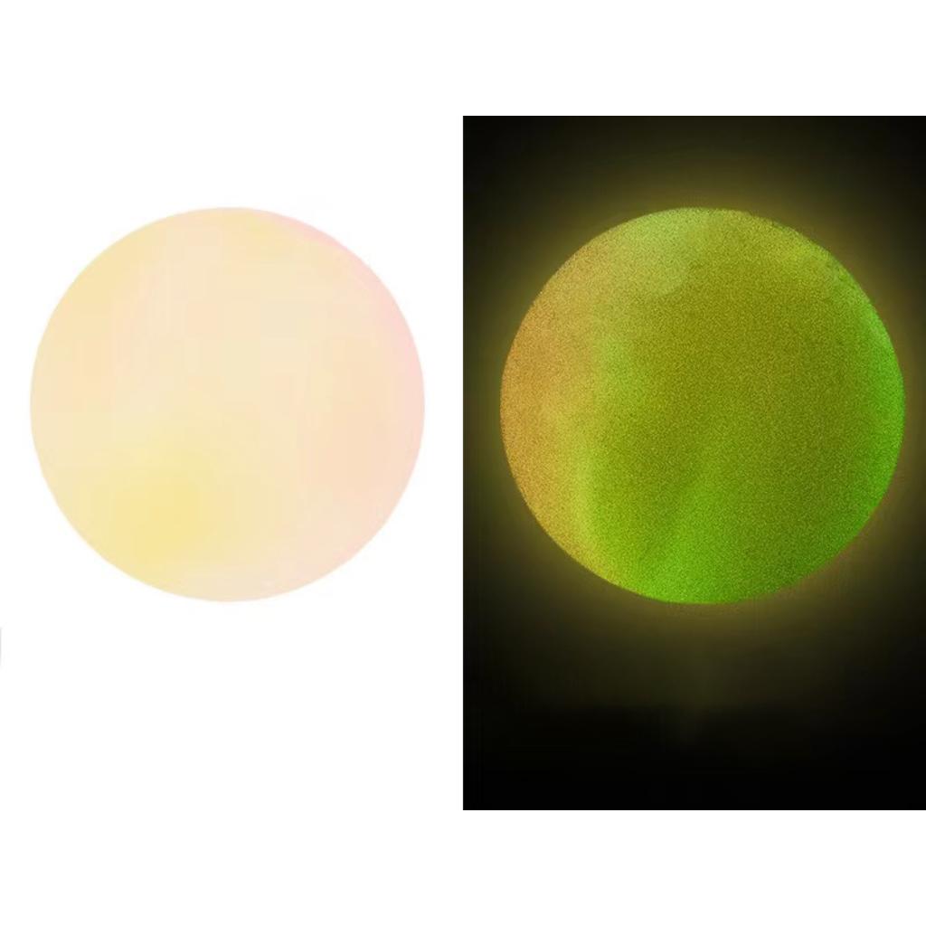 Luminous Round Night Glowing Beads, Glow in the Dark Beads, Silicone Beads, Size 15mm