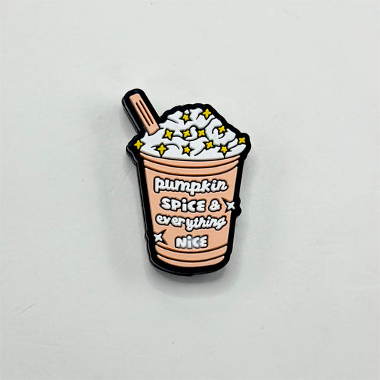 Everything Nice Ice Cream Milky Tea Drink Pumpkin Spice Silicone Focal Beads