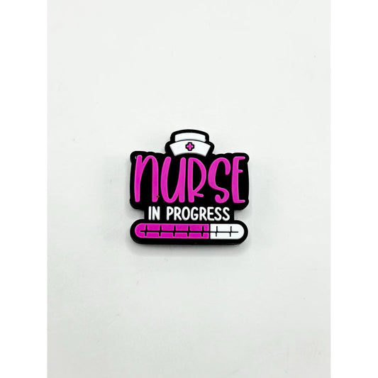 Clinical Thermometer Hospital Nurse Hat in Progress Silicone Focal Beads