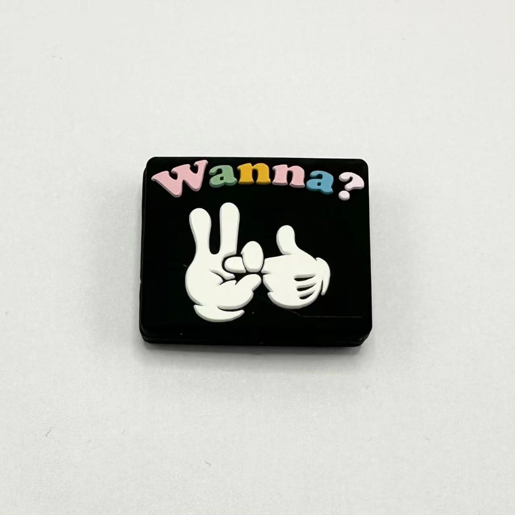 Two Hands Wanna Silicone Focal Beads