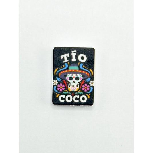 Multicolor Face Skeleton Tio Coco Horror Silicone Focal Beads