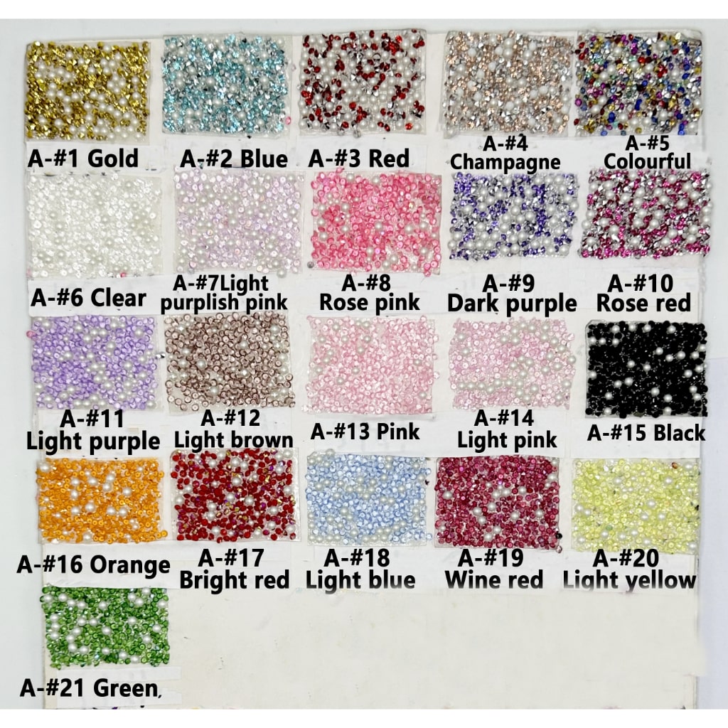 Wraps Tapes with White Pearls Cone Shape DIY Bling Bling Rhinestones for Pen, Around 40*28MM, 78pcs in 1 Sheet, Please Read the Description