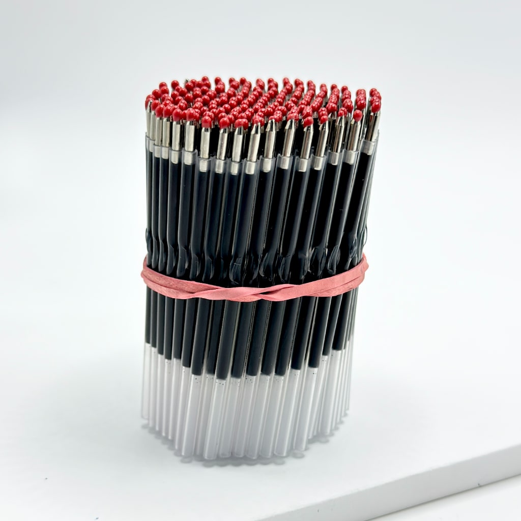 Black & Blue Ink Refills for Beadable Pens, 72mm, (Please Read Description)