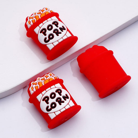 Realistic 3D Popcorn Silicone Focal Beads – Lively and Delicious-Looking Design