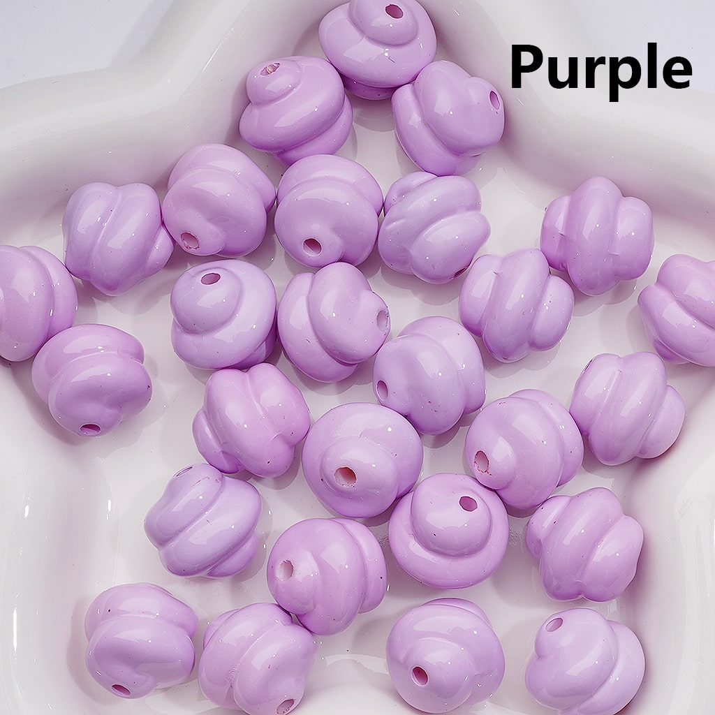 Vivid Cream Cute Acrylic Beads 17*17MM (Single Color is available for 200pcs Whole bag)